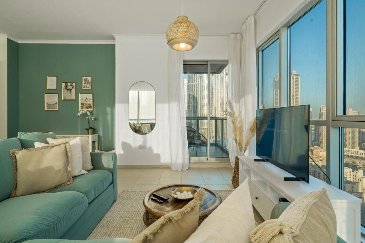 Chic And Zen Apartment, Near Burj Khalifa Tower 두바이 외부 사진